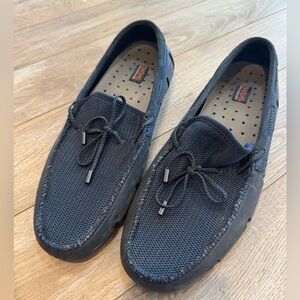 Swims Men's Braided Lace Lux Loafer Driver Size 9 Navy Blue